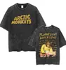 Camiseta Gráfica Vintage de Álbum de Música Retro Rock Arctic Monkeys