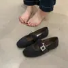 Zapatos de peluche de un solo paso para mujer ropa de exterior 2026 zapatos de invierno zapatos de mujer estilo coreano zapatos Mary Jane con forro polar zapatos para conducir planos