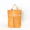 Bolso Impermeable Marrón de Papel DuPont Bolso de Hombro Grueso de Moda Versátil Bolso de Compras Casual para Celebridades de Internet