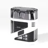 Mini Afeitadora Eléctrica de Doble Cabezal, Afeitadora Magnética Impermeable para Hombres, Maquinilla Portátil para Viaje