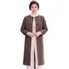 2026 Moda Transfronteriza para Mamás Otoño Invierno Nuevo Holgado Ajustado Largo Juvenil Casual Tallas Grandes Versátil Abrigo