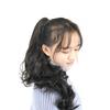 Cascata Penteado Semi-Preso Alto Estilo Presilha de Garra Coque Fonte Cabelo Volumoso Cabelo Longo Liso Peruca Cacheada Estilo Celebridade da Internet