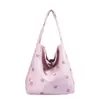 Bolsa Saco Bolinhas Super Quente Grande Capacidade Feminina Outono 2026 Nova Bolsa de Ombro Único Moda Trabalho Diário Toque de Luxo
