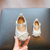 Zapatos de Niños 2025 Primavera Nuevos Zapatos de Niños Zapatos de Princesa Elegantes y Modernos para Niñas Estilo Coreano Zapatos Simples de Cuero Exterior para Niñas