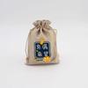 Saco da Sorte Saco de linho cor natural com cordão saco com cordão saco para doces lanches presentes saco para joias batom presentes em estoque