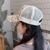 Novo Verão Estilo Coreano Moda Feminina Malha Respirável Boné Guarda-sol Ao Ar Livre Protetor Solar Carta Beisebol Chapéu Na Moda