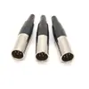 MINI 5 pines Carnon macho MINI enchufe MINI XLR5P cuerpo macho enchufe micrófono cabeza de micrófono