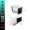 Conector de Cotovelo Quadrado de Tubo de Aço Inoxidável 90 Graus Retangular Soldagem Suporte de Estrutura Quadrada de Aço Branco Cotovelo Quadrado