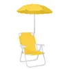 Silla de playa para niños más vendida de Amazon con sombrilla y pinza, silla de pesca ajustable con sombrilla y logo publicitario