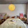 Luminária pendente esférica de papel estilo japonês Isamu Noguchi para sala de estar, sala de jantar, café, pousada, loja de roupas, abajur pendente estilo wabi-sabi