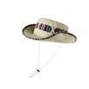 Chapéu de Pescador Estilo Étnico Algodão Bordado Série Estilo Nacional Chapéu Balde à Prova de Vento Chapéu de Pesca Lavado Chapéu de Sol Estilo Cowboy Ocidental