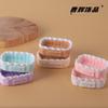 Dulce Cesta de Pan de Encaje Cesta Tejida DIY Miniatura Casa de Muñecas Juguete Adornos Imán de Refrigerador Accesorios de Joyería de Resina