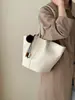 Bolso de mano retro de cuero encerado para mujer, nueva colección otoño 2026, bolso tote moderno y sofisticado, gran capacidad, adecuado para ir al trabajo, bolso de hombro