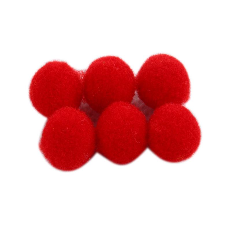 毛球012大红色