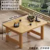 Mesa Dobrável para Bay Window, Mesa Pequena de Bambu e Madeira Maciça (Tipo Kang), Mesa de Chá para Cama, Estudo, Computador, Apartamento Pequeno, Fácil de Guardar