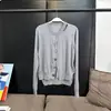[En Stock] Cárdigan de Punto Ajustado VC para Mujer, Nuevo Abrigo de Otoño Estilo Coreano, Top de Personalidad Desgastado