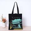 Bolsas de Lona Pretas Multiespecificação em Estoque, Bolsas de Algodão, Sacolas de Lona com Cordão Personalizadas para Armazenamento com Padrões e Logos Impressos