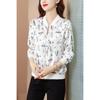 Exportación Primavera Nuevo Delgado Estampado Ropa Exterior Femenina Madre Primavera y Otoño Talla Grande Uniforme de Béisbol Chaqueta Cremallera Top