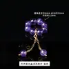 Piedra Natural Cristal Redondas Perlas Borla Anillo Corredizo 6mm Hecho a Mano DIY Accesorios de Joyería Pulsera Perlas Colgante para Teléfono Venta al por Mayor