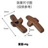 Cruz de Madera Más Vendida Transfronteriza, Cruz de Pulgar Portátil de Madera de Nogal Estilo Americano, Cruz Portátil de Iglesia para Pascua