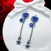 Accesorios de Estilo Oscuro Estilo Europeo y Americano Mariposa Negra Pistola Cruz de Rosa Colgante Pulsera de Cuentas DIY Collar