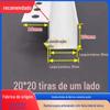 Placa de gesso de PVC Teto Artesanato Ranhura Mesa lateral única Faixa de palavras Ranhura em forma de U Faixa de ranhura de plástico Sutura de preenchimento Linha de canto Yin e Yang