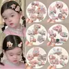 Pinzas para el Pelo de Bebé que No Dañan el Cabello, Lindos Accesorios para el Cabello Cubiertos de Tela para Bebés Niñas, Pinzas para el Cabello Infantiles para Cabello Fino