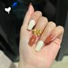 Anillo de lazo de oro arena de Vietnam para mujer anillo retorcido vivo moda simple simple explosión suministro venta al por mayor