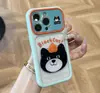 Diseño de pingüino y West Highland en bloques de color se transforma instantáneamente en una funda para iPhone 17 Pro Max apta para iPhone 16, funda transparente de cielo estrellado dopamina