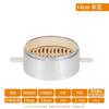 Vaporera de celosía para el hogar, bambú para bollos al vapor, dim sum, cesta de vapor de cajón, acero inoxidable, bambú, comercial, aleación de aluminio, cesta pequeña, vaporera de bambú