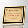 Marco de Fotos Metálico de Alta Gama, Placa de Autorización, Placa de Honor, Premio de la Cámara de Comercio, Premio de la Asociación, Premio del Presidente, Premio al Miembro