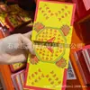 Papel de lingote de oro impreso a color, lingote de oro oficial, oro de pezuña de caballo, flor de loto, papel para quemar doblado a mano, papel amarillo, productos de papel de lingote de oro al por mayor del fabricante