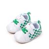 Novo bebê antiderrapante sapatos infantis primavera e outono bebê xadrez respirável sapatos casuais BMB4014
