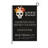 Bandera de Jardín de Halloween Nueva Transfronteriza de Amazon Estampado de Calavera Bandera de Lino Decoración de Patio