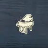 Marcador de Página de Metal para Instrumento Musical em Estoque Marcador de Página de Resina Oca Personalizado Comemorativo Cultural Criativo Pequeno Presente Marcador de Página de Latão Laqueado