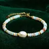 Pulsera de Piedra Shoushan con Cuentas Estilo Europeo y Americano para Mujer, No se Desvanece, Pulsera de Perlas de Agua Dulce de Lujo de Alta Gama, Regalo para Mejor Amiga