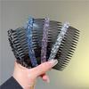 Peine para Recoger el Cabello Suelto, Peine de Cabello con Pedrería, Pinza para Flequillo Llena de Diamantes, Peine de Cabello Colorido, Pasador, Pinza para Pasador, Accesorio para el Cabello