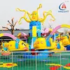 Equipo de Diversión Pulpo Gigante Giratorio 5 Brazos 10 Asientos Universal para Niños y Adultos Instalaciones de Diversión en Parque Cuadrado