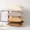 Almohada de Terciopelo Amazon Color Sólido Sala de Estar Lujo Ligero Cuadrada Funda de Almohada Cubierta de Cojín Mesita de Noche Bolsa Suave Almohada