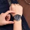 MEGIR MEGIR 1010G Reloj para Hombre Reloj Deportivo Falso Tres Ojos Luminoso Reloj para Hombre