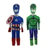 Traje Musculoso de Anime para Niños Halloween Traje de Pectorales de Superman Capitán América Spiderman Traje de Escenario Traje de Performance Niño