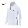 Cortavientos de running transfronterizo, chaqueta ligera, sudadera con capucha de manga larga, ropa de fitness reflectante de secado rápido, chaqueta deportiva casual para correr para hombre