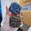Estampado de Leopardo Transfronterizo Adecuado para Funda de Auriculares Huawei Clip2, Nueva Funda Dura de PC de Imitación de Cuero PU, Estilo de Negocios, Anticaídas
