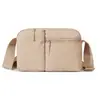 2026 Nueva Bolsa Cruzada de Hombro Único de Tela de Nylon Impermeable para Mujer, Bolso Cuadrado Pequeño Versátil Casual con Múltiples Bolsillos para Viajes al Aire Libre, para Hombre