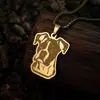 Collar de perro animal lindo hombres y mujeres colgante punk vintage acero inoxidable regalo