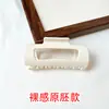Exclusivamente para Ventas Transfronterizas, Brillantes, Resistentes a Rayones, Pinzas de Tiburón de Silicona Suave Forma Ovalada, Pinzas Suaves para el Cabello de Gama Alta, Exquisitos Accesorios para el Cabello