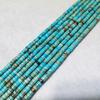 Variedad Transfronteriza de emperadores turquesa africano 2*4mm espaciador cuenta redonda lisa pulsera de mano diy accesorios para collar venta al por mayor