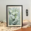 Moldura de foto A4 em madeira maciça, suporte de parede para exibição, moldura para pintura a óleo A3, moldura 8K, suporte para moldura, moldura vazia, moldura para quebra-cabeça, display de mesa para caligrafia
