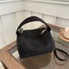Bolso de Moda Informal Sencillo de Gran Capacidad Estilo Coreano 2026 Primavera Nueva Moda Tejido de Moda Bolso de Hombro Cruzado Elegante