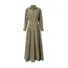 Vestido Francês de Nicho Estilo Designer para Mulheres, Manga Longa, Novo Modelo Outono 2026, Vestido Longo Elegante e Emagrecedor, Vestido Único de Alta Qualidade